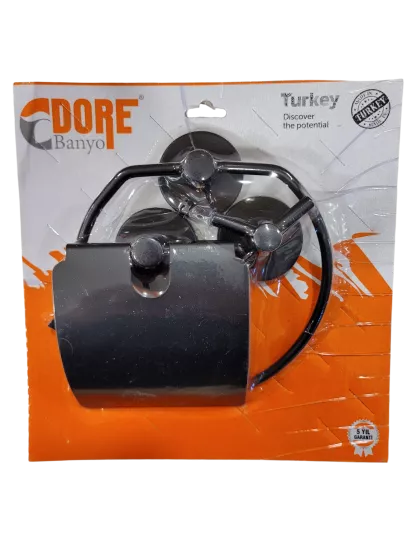 Dore 3 lü Siyah Banyo Aksesuar Takımı