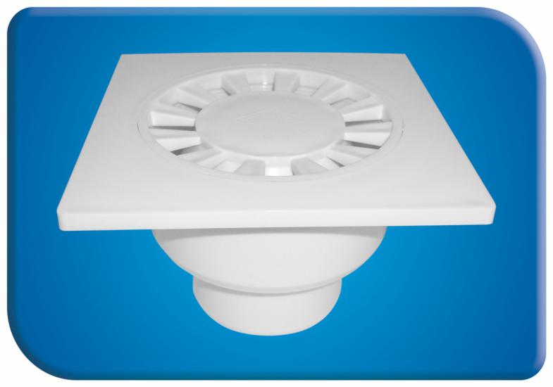 15x15 Yer Süzgeci Q70-Q100 (Alttan Çıkış)