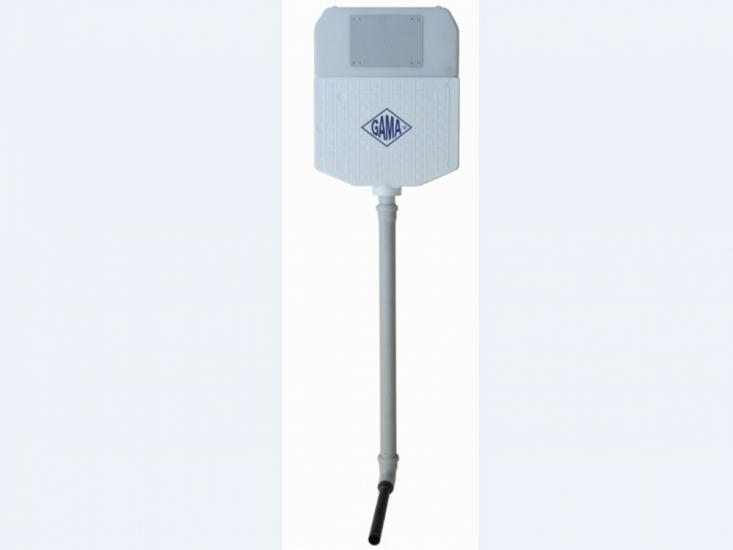 Gama Plus-80 Hela Taşlı Tekli Klozet Uyumlu Gömme Rezervuar + Buton