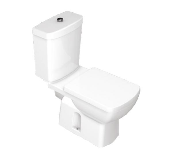 Plaza Arkadan Çıkışlı Klozet+Slim Rezervuar