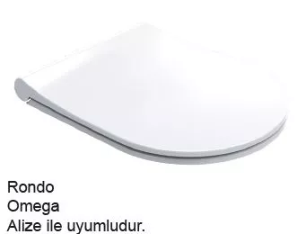 Turavit Slim Elegance Duroplast Klozet Kapak